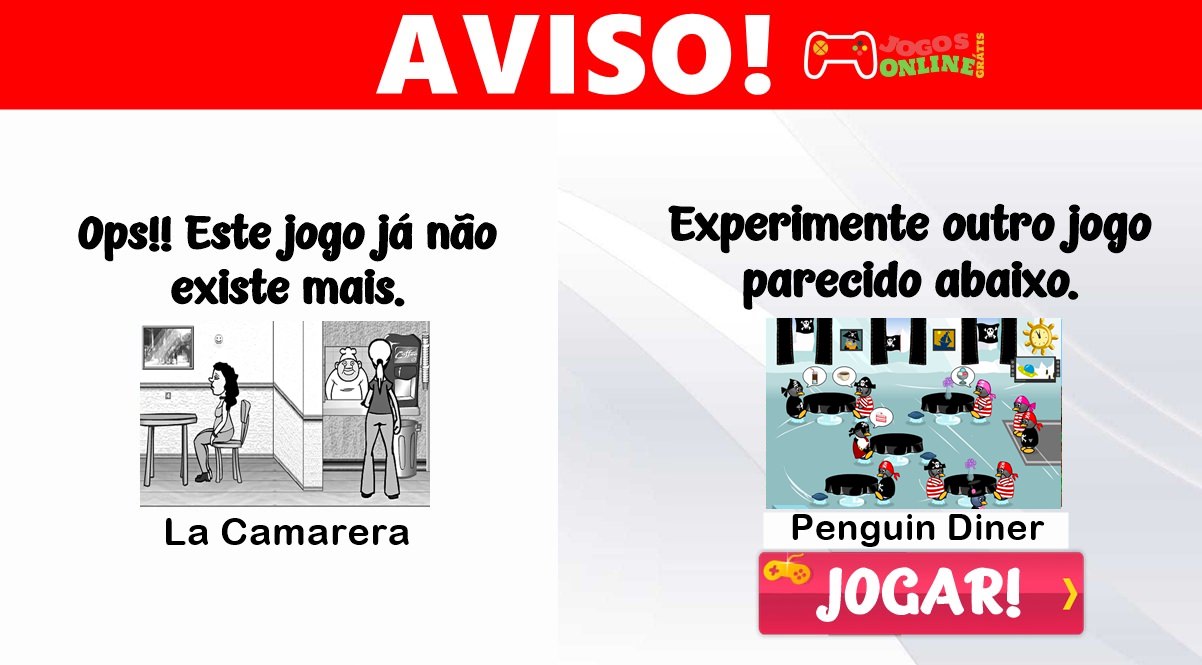 Voltamos) LA CAMARERA - Jogo de Restaurante 