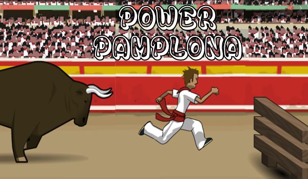 Power Pamplona - Fuja do Touro em Jogos na Internet