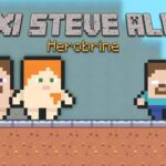 Pixi Steve Alex Herobrine: ajude os irmãos a escaparem!
