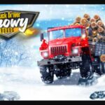 Truck Driver Snowy Roads: acelere na neve!