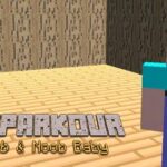 MCParkour Noob & Noob Baby: um jogo radical!